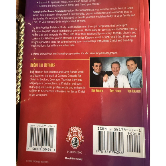 Applying the Seven Promises by Ron Ralston, David Sunde and Bob Horner 1996 - Picture 6 of 10
